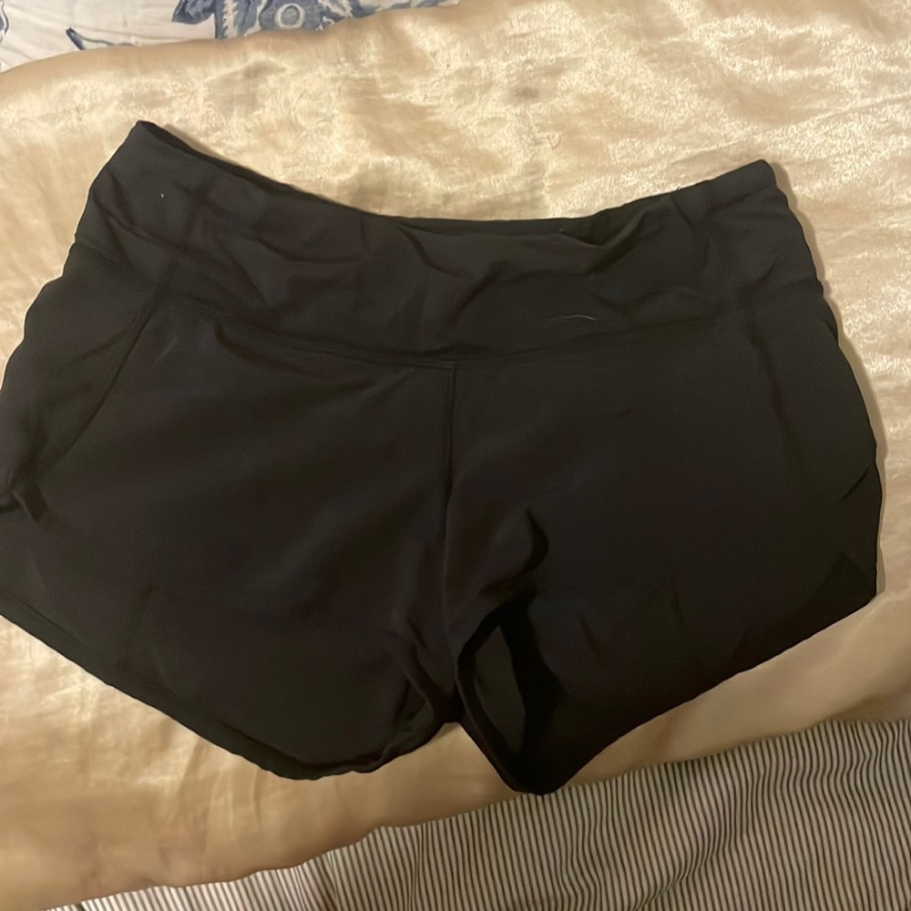 Black Lululemon shorts size 2